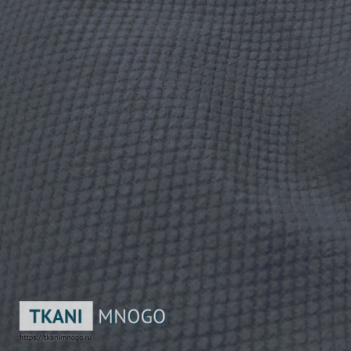 Фото фактуры велюра cabrio - 178-27 цвет синий. Ткань Велюр