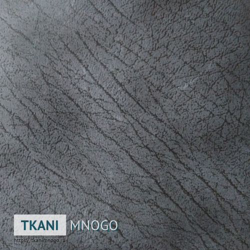 Фото текстиля 758-8 артикул - серый полоса. Производитель Китай. Замша - фактура.