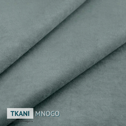 Фото материала велюра “23” (однотонный серый)