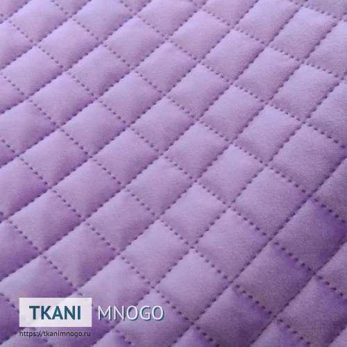 Фото обивки велюра “CSBYH1-41A” (ромб фиолетовый)