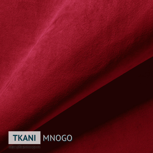 Фото обивки велюра “40” (однотонный красный)