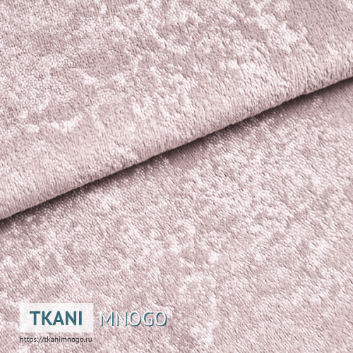 Фото материала велюра “7” (узор розовый)