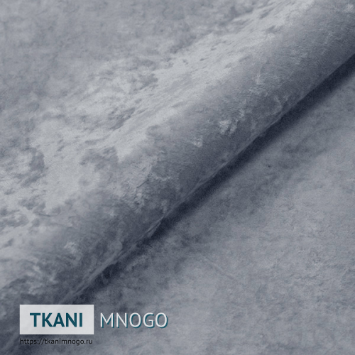 Фото внешнего вида велюра “21” (однотонный серый)