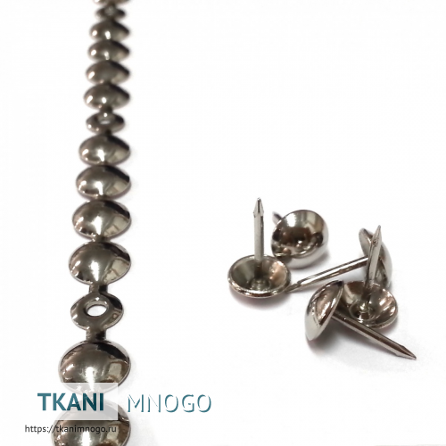 Фото Декоративный молдинг серебро 11мм 