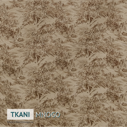 Фото текстиля 845-2 артикул - бежевый узор. Производитель Китай. Замша - фактура.